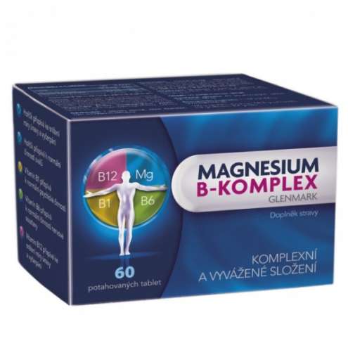 Glenmark MAGNESIUM B-komplex - Магний с B-комплексом, 60 таблеток